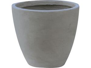 FLOWER POT-3 Cement Grey Φ35x32cm (Ε6302,A)