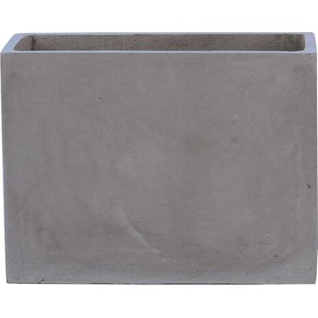 FLOWER POT-2 Cement Grey 60x30x45cm (Ε6301,B)