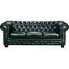 CHESTERFIELD Birmingham Kαναπές 3Θέσιος Σαλονιού Καθιστικού,Δέρμα Antique Green (Ε9574,33)