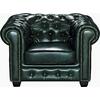 CHESTERFIELD Birmingham Πολυθρόνα Σαλονιού Καθιστικού,Δέρμα Antique Green (Ε9574,13)
