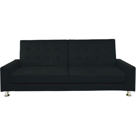 MOBY Καναπές - Κρεβάτι Σαλονιού - Καθιστικού, Ύφασμα Μαύρο (Ε9569,8)