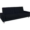 MOBY Καναπές - Κρεβάτι Σαλονιού - Καθιστικού, Ύφασμα Μαύρο (Ε9569,8)