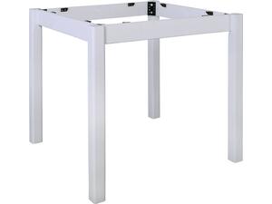 ΚΑΦΕΝΕΙΟΥ Βάση Τραπεζιού Οξιά Λυόμενη για Επιφάνεια 60x60cm, Βαφή Εμποτισμού Λάκα Άσπρο (Ρ415,Ε8)