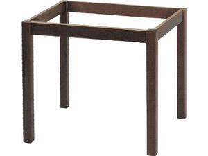 ΚΑΦΕΝΕΙΟΥ Βάση Τραπεζιού Οξιά Λυόμενο για Επιφάνεια 60x60cm, Βαφή Εμποτισμού Καρυδί (Ρ415,Ε2)