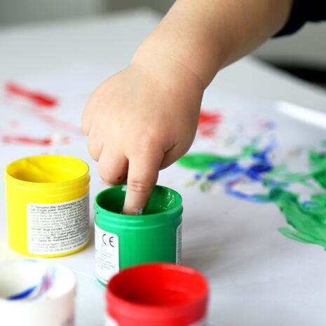 Δακτυλομπογιές για παιδιά σε 6 χρώματα για ατελείωτη ζωγραφική