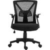 BF2130 Πολυθρόνα Γραφείου Ανακλινόμενα Μπράτσα - Mesh Μαύρο (ΕΟ208,1) (Μαύρο)