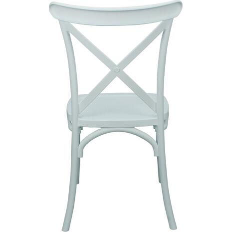 DESTINY Καρέκλα Πολυπροπυλένιο (PP), Απόχρωση Άσπρο, Στοιβαζόμενη (Ε377,1) (Λευκό)