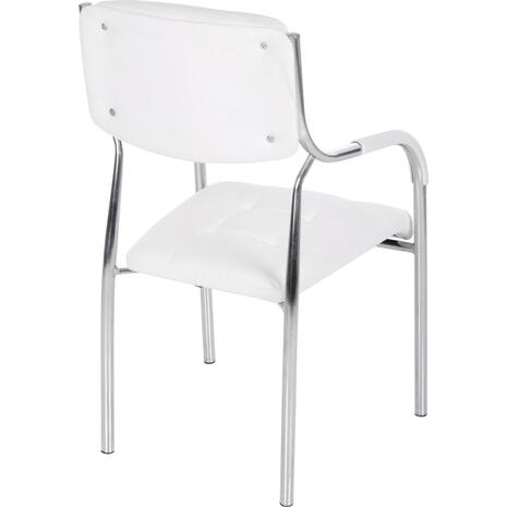 ΚΑΡΕΚΛΑ OBERON ΓΡΑΦΕΙΟΥ HM1018.02 ΑΣΠΡΟ PU 51x52x88Yεκ.