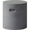 CONCRETE Cylinder Σκαμπό Κήπου - Βεράντας, Cement Grey (Ε6204)