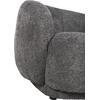 ΠΟΛΥΘΡΟΝΑ KARPEN HM9600.01 ΓΚΡΙ ΜΠΟΥΚΛΕ ΥΦΑΣΜΑ  93x87x78Υ εκ. (Γκρι)