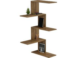 ΕΠΙΤΟΙΧΙΑ ΡΑΦΙΕΡΑ RORY HM8931.12 ΜΕΛΑΜΙΝΗ ΣΕ ΣΚΟΥΡΟ ΦΥΣΙΚΟ 22x51,5x109Υ εκ.