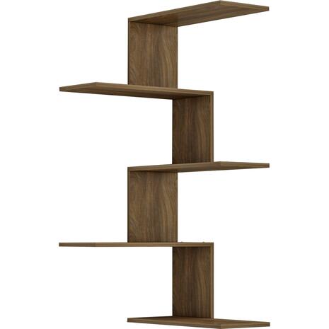 ΕΠΙΤΟΙΧΙΑ ΡΑΦΙΕΡΑ RORY HM8931.12 ΜΕΛΑΜΙΝΗ ΣΕ ΣΚΟΥΡΟ ΦΥΣΙΚΟ 22x51,5x109Υ εκ.