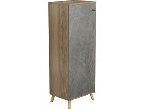 ΠΑΠΟΥΤΣΟΘΗΚΗ-ΝΤΟΥΛΑΠΙ ALVARO HM8954.14 ΜΕΛΑΜΙΝΗ SONAMA-STONE TEXTURE 50Χ38Χ135Yεκ.