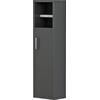 ΝΤΟΥΛΑΠΙ ΜΠΑΝΙΟΥ DAMIEN HM9025.11 ΜΕΛΑΜΙΝΗ ΑΝΘΡΑΚΙ 20x13x70Yεκ.