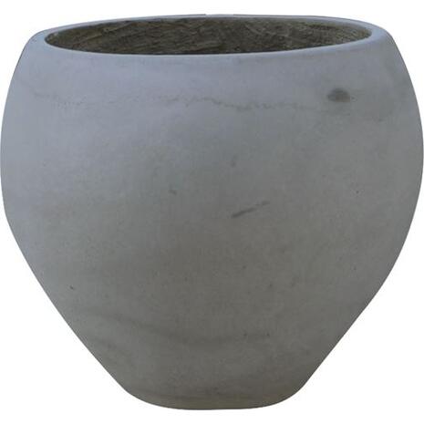 FLOWER POT-5 Cement Grey Φ43x32cm (Ε6304,B)