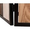 ΠΑΡΑΒΑΝ 6-ΦΥΛΛΟ ΜΟΝΗΣ ΟΨΗΣ CRYPT HM4221 MDF ΣΕ 4 ΧΡΩΜΑTA-ΜΑΥΡΟ ΜΕΤΑΛΛΟ 241x1,5x180Υεκ.