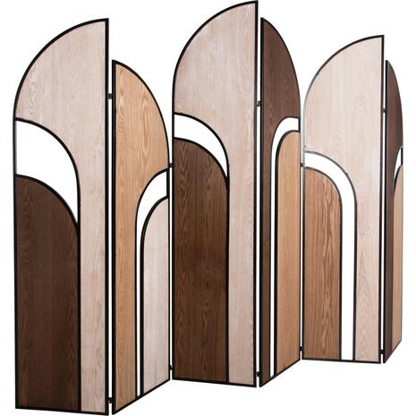 ΠΑΡΑΒΑΝ 6-ΦΥΛΛΟ ΜΟΝΗΣ ΟΨΗΣ CRYPT HM4221 MDF ΣΕ 4 ΧΡΩΜΑTA-ΜΑΥΡΟ ΜΕΤΑΛΛΟ 241x1,5x180Υεκ.