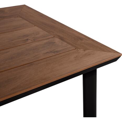 ΤΡΑΠΕΖΙ ΑΛΟΥΜΙΝΙΟΥ TABER ΜΕ POLYWOOD HM5132.12 ΓΚΡΙ 160x92x72