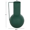 ΔΙΑΚΟΣΜΗΤΙΚΟ BAZO FLAGON HM4260.03 ΜΕΤΑΛΛΟ ΣΕ ΠΡΑΣΙΝΟ Φ26x45Υ εκ.