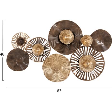 ΔΙΑΚΟΣΜΗΤΙΚΟ ΤΟΙΧΟΥ HM4199 ΜΕΤΑΛΛΟ ΣΕ ΓΗΙΝΑ ΧΡΩΜΑΤΑ 83x48Y εκ.