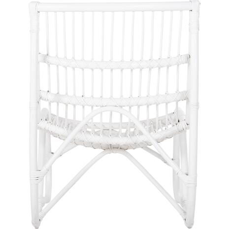 ΠΟΛΥΘΡΟΝΑ GRINN HM9815.03 ΡΑΒΔΟΙ RATTAN ΣΕ ΛΕΥΚΟ 56,5x73,5x79,5Υ εκ.