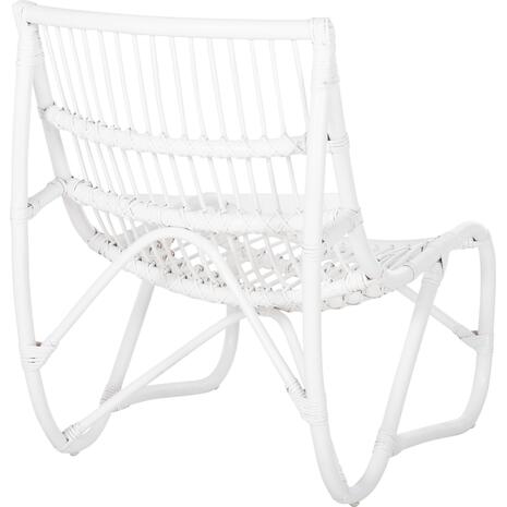 ΠΟΛΥΘΡΟΝΑ GRINN HM9815.03 ΡΑΒΔΟΙ RATTAN ΣΕ ΛΕΥΚΟ 56,5x73,5x79,5Υ εκ.