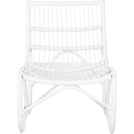 ΠΟΛΥΘΡΟΝΑ GRINN HM9815.03 ΡΑΒΔΟΙ RATTAN ΣΕ ΛΕΥΚΟ 56,5x73,5x79,5Υ εκ.