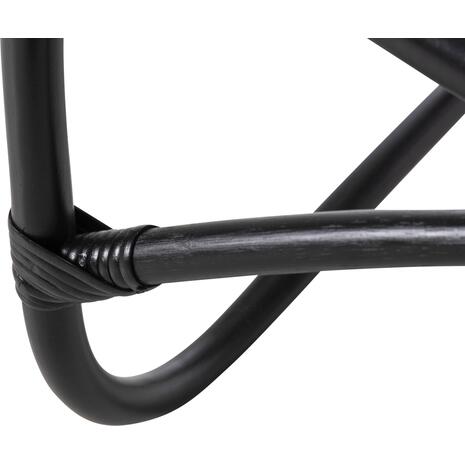 ΠΟΛΥΘΡΟΝΑ GRINN HM9815.02 ΡΑΒΔΟΙ RATTAN ΣΕ ΜΑΥΡΟ 56,5x73,5x79,5Υ εκ.--Β' ΔΙΑΛΟΓΗΣ
