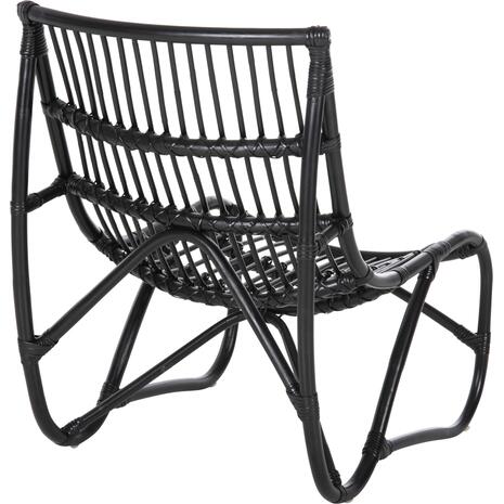 ΠΟΛΥΘΡΟΝΑ GRINN HM9815.02 ΡΑΒΔΟΙ RATTAN ΣΕ ΜΑΥΡΟ 56,5x73,5x79,5Υ εκ.