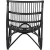 ΠΟΛΥΘΡΟΝΑ GRINN HM9815.02 ΡΑΒΔΟΙ RATTAN ΣΕ ΜΑΥΡΟ 56,5x73,5x79,5Υ εκ.