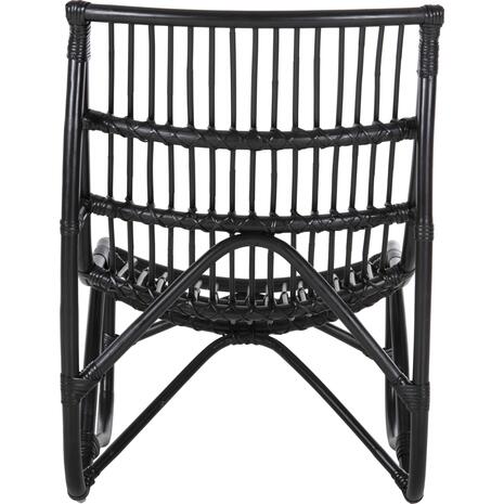 ΠΟΛΥΘΡΟΝΑ GRINN HM9815.02 ΡΑΒΔΟΙ RATTAN ΣΕ ΜΑΥΡΟ 56,5x73,5x79,5Υ εκ.--Β' ΔΙΑΛΟΓΗΣ
