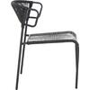 ΚΑΡΕΚΛΑ SUKI HM6053.02 ΜΕΤΑΛΛO KAI ΣΥΝΘΕΤΙΚΟ RATTAN ΣΕ ΜΑΥΡΟ 54x62x80Υεκ