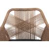 ΠΟΛΥΘΡΟΝΑ TOPIN HM6048.03 ΑΛΟΥΜΙΝΙΟ ΑΝΘΡΑΚΙ-P.E. RATTAN ΜΠΕΖ-ΜΑΞΙΛΑΡΙ ΑΝΘΡΑΚΙ