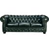 CHESTERFIELD Birmingham Kαναπές 3Θέσιος Σαλονιού Καθιστικού,Δέρμα Antique Green (Ε9574,33)
