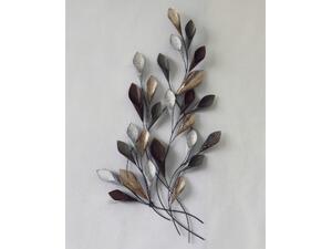 ΜΕΤΑΛΛΙΚΟ ΔΙΑΚΟΣΜΗΤΙΚΟ ΤΟΙΧΟΥ HM7159 ΑΝΘΡΑΚΙ ΧΡΥΣΟ 44x5x87Y εκ.