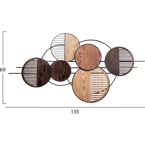 ΔΙΑΚΟΣΜΗΤΙΚΟ ΤΟΙΧΟΥ HM4216 ΜΕΤΑΛΛΟ ΣΕ ΓΗΙΝΑ ΧΡΩΜΑΤΑ 135x69 εκ.