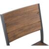 ΚΑΡΕΚΛΑ ΑΛΟΥΜΙΝΙΟΥ SAGA HM6063.02 ΣΚΟΥΡΟ ΓΚΡΙ ΜΕ POLYWOOD 46x52x86Υεκ.