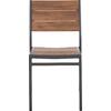 ΚΑΡΕΚΛΑ ΑΛΟΥΜΙΝΙΟΥ SAGA HM6063.02 ΣΚΟΥΡΟ ΓΚΡΙ ΜΕ POLYWOOD 46x52x86Υεκ.