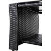 ΣΑΛΟΝΙ ΕΞ.ΧΩΡΟΥ 4ΤΜΧ THORE HM5978 ΣΥΝΘ. RATTAN ΜΑΥΡΟ-ΜΠΕΖ ΜΑΞΙΛΑΡΙΑ