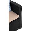 ΣΑΛΟΝΙ ΕΞ.ΧΩΡΟΥ 4ΤΜΧ THORE HM5978 ΣΥΝΘ. RATTAN ΜΑΥΡΟ-ΜΠΕΖ ΜΑΞΙΛΑΡΙΑ