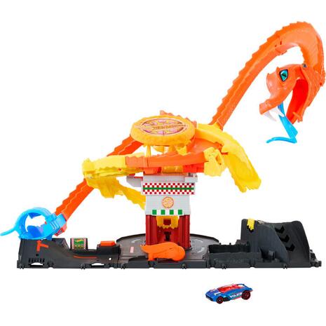 Λαμπάδα Πίστα Hot Wheels Pizza Slam Cobra Attack