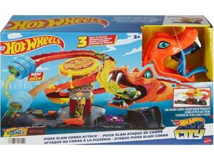 Λαμπάδα Πίστα Hot Wheels Pizza Slam Cobra Attack