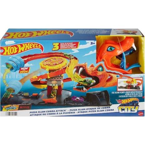 Λαμπάδα Πίστα Hot Wheels Pizza Slam Cobra Attack