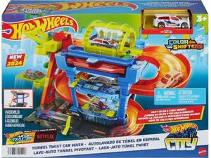 Πίστα Hot Wheels City Tunnel Twist Car Wash Πλυντήριο