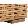 ΠΟΛΥΘΡΟΝΑ TROPEL HM9810 ΞΥΛΟ MANGO-RATTAN ΦΥΣΙΚΟ-ΛΕΥΚΑ ΜΑΞΙΛΑΡΙΑ 110x88x70-85Υεκ.