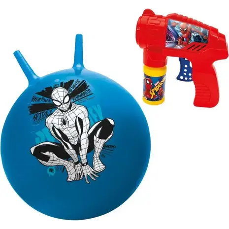 Spiderman Boing And Bubble Gun