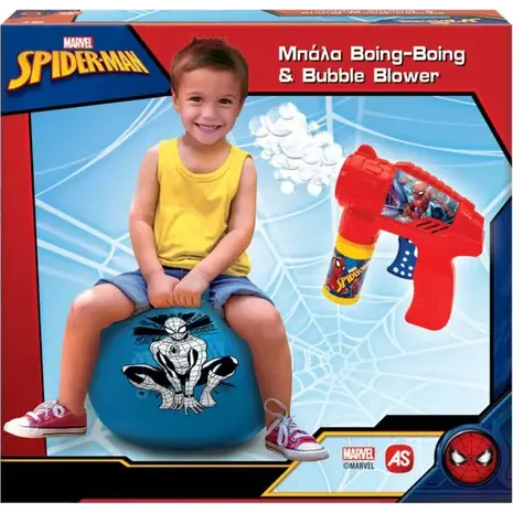 Λαμπάδα Spiderman Boing And Bubble Gun