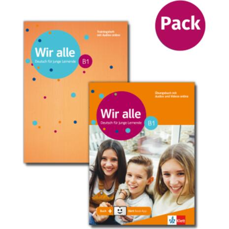 Wir alle B1, Übungsbuch mit Glossar und Audios & Videos + Klett Book-App-Code (978-960-582-16-6)