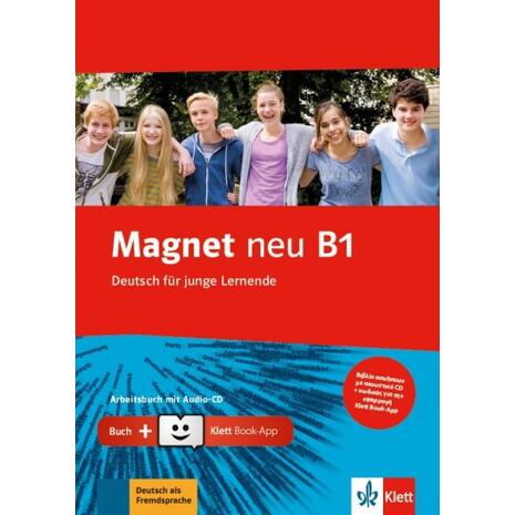 Magnet neu B1, Arbeitsbuch mit Audios + Klett Book-App-Code (978-960-582-007-7)