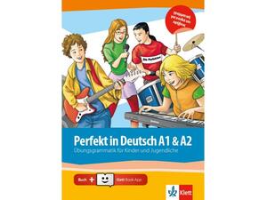 Perfekt in Deutsch A1 & A2, Übungsgrammatik mit Klett Book-App Code (978-960-582-048-0)